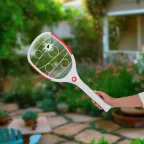 Мухобойка электрическая 1000В, фонарик+аккумулятор ПРОФИ (0420) | 70-0420 | REXANT