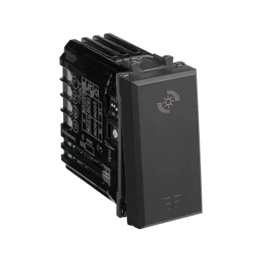 Avanti Диммер кнопочный модульный для LED ламп, , Черный матовый, 1 модуль