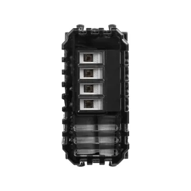 Avanti Диммер кнопочный модульный для LED ламп, , Черный матовый, 1 модуль