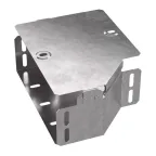 Переходник левый с крышкой Стандарт 200х150х80