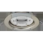 Светильник встраиваемый под лампу GX53 NGX 93 051 NGX-R8-001-GX53 (Волна жемчуг-серебро) | 93051 | Navigator