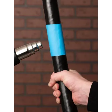 Трубка термоусаживаемая ТУТ нг 40/20 синяя в отрезках по 1м PROxima