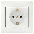 Розетка Intro Plano 1-202-06 с заземлением 2P+E