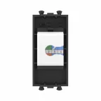 Avanti Компьютерная розетка RJ-45 без шторки модульная кат.6 Черный матовый 1 модуль