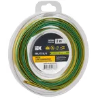 Трубка термоусадочная ТТУ нг-LS 8/4 желто-зеленая (2м/упак) IEK