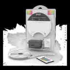 Лента светодиодная LED 5050/60-SMD 10 Вт/м 700 лм/м RGB DC 12В IP20 10мм комплект лента и драйвер (блистер 5м) Basic Gauss