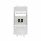 Avanti Компьютерная розетка RJ-45 без шторки модульная кат.6е экранированная Белое облако 1 модуль