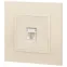 Розетка RJ45, Эра Elegance, сл.кость, 14-3107-02