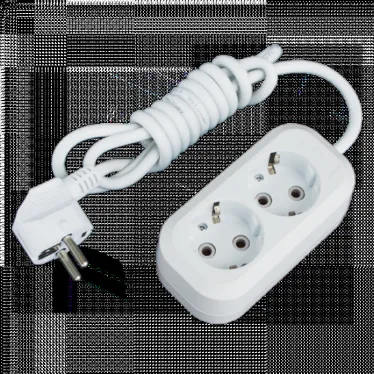 Удлинитель Эксперт 2 гнезда 5 метров 16А/3,0кВт с заземлением ПВС 3х1 EKF