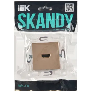 SKANDY Розетка HDMI SK-H01Sa песочный IEK