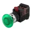 Кнопка AEА-22 ''Грибок'' зеленый d22мм 1з+1р