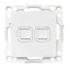 Стокгольм Механизм розетки RJ-45 2-местной белый EKF