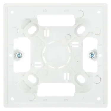 Коробка монтажная для накладного монтажа 1 модуль, белый