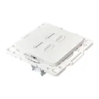 Стокгольм Механизм розетки RJ-45 2-местной белый EKF