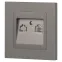 Розетка Intro Accent 6-303-09 информационная RJ45, IP20, СУ, титан
