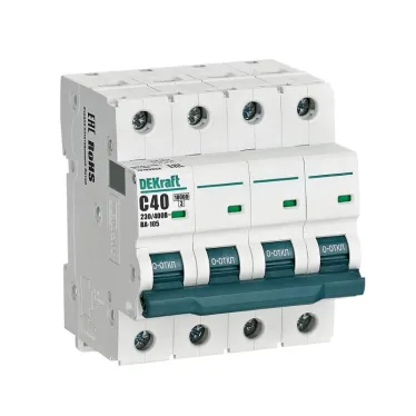 Выключатель автоматический 4P кривая C 40A 10кА ВА-105