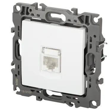 Розетка Серия 12 12-3107-01М информационная RJ45, белый матовый