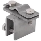 Зажим фальцевый проволоки D 8-10 мм, сталь горячеоцинкованная