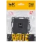 BRITE Розетка компьютерная RJ45 кат.6 РК11-БрГ графит IEK