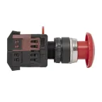 Кнопка красная AEA-22 Гриб NO+NC