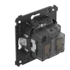 Avanti Розетка в стену 2P+E с з/ш Закаленная сталь