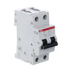 Выключатель автоматический двухполюсный S202 10А C 6кА (S202 C10) | 2CDS252001R0104 | ABB