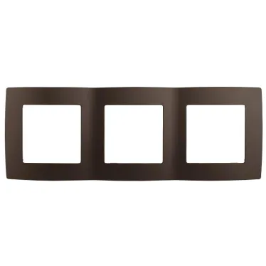 Рамка на 3 поста, Эра12, бронза, 12-5003-13
