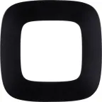 Valena ALLURE Рамка 1 пост матовый черный универсальная