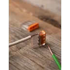 Строительно-монтажная клемма СМК 2273-243 (с пастой) 3 отверстия 0,5-2.5 мм2 блистер (5шт.) PROxima