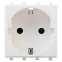 Avanti Розетка ''Белое облако'', 2P+E, с защитными шторками, 2 модульная