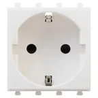 Avanti Розетка ''Белое облако'', 2P+E, с защитными шторками, 2 модульная