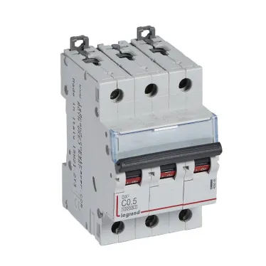 Выключатель автоматический трехполюсный 0.5А C DX3 10kА/16kА