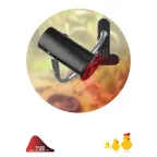 Светильник для террариумов и брудеров на прищепке FITO-E27-FLEX-CLIP 250 В