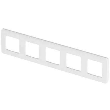 Рамка 5 постов INSPIRIA белая