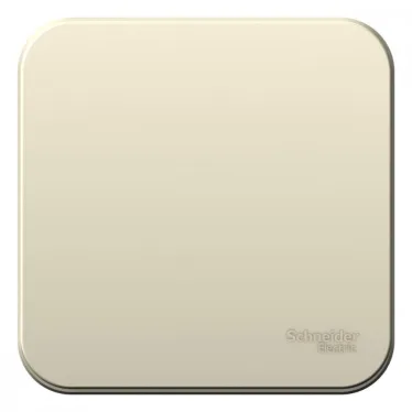 BLANCA одноклавишный выключатель наружный (cх.1), 10A, 250B, молочный
