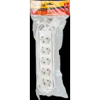 Удлинитель бытовой 5 розеток шнур 5м с заземлением