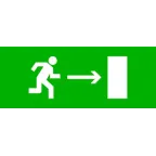 Пиктограмма "Направление направо" 240х95мм (для SAFEWAY-10) EKF