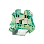 Клемма заземления, винтовой зажим, 2 точки подключения, 10 кв.мм