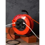 Удлинитель на катушке 'Атлант 2.0' 4 гнезда 30м с заземлением КГ 3x1.5 16А/3.5кВт IP44 PROxima