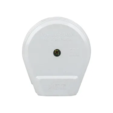 Разъем РШ-ВШ 32А 250В 2P+PE (СУ) пластиковый белый Simple