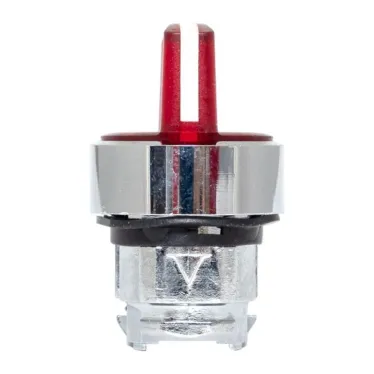 Механизм переключателя исполнительный ХB4 красный на 3 положения возвратный без фиксации с подсветкой с короткой ручкой PROxima