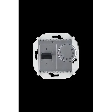 Регулятор для тёплого пола, с зондом, 16А, 230В, 3600Вт, 5-40град, IP20, алюминий