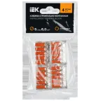 Строительно-монтажная клемма СМК 221-615 (4шт/упак) IEK