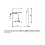 Прижим лестничного лотка HDZ