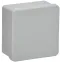 Коробка расп. КМ42455 о/п 100х100х50мм IP67 8 вв. серая
