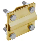 Зажим заземления крестообразный стержень-полоса/пруток латунь