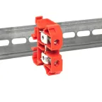 Клемма винтовая JXB-10/35мм.кв красная