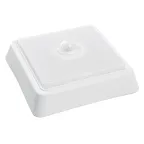 Светильник светодиодный ДБО-10w с датчиком 4000К 800Лм квадратный белый