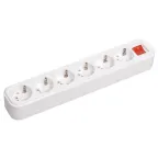 Розетка переносная разборная выключатель К06В 6 мест CLASSIC