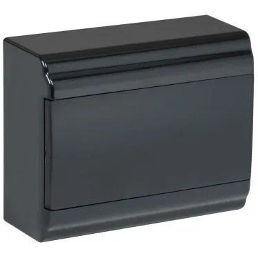 Корпус модульный пл. нав. ЩРН-П-9 PRIME черный IP41